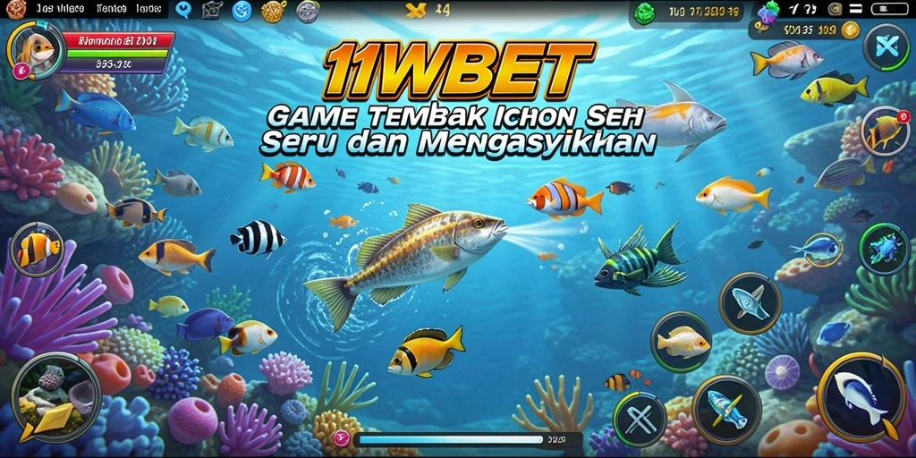 Tangkapan layar utama 11WBET dengan aksi tembak ikan yang seru.