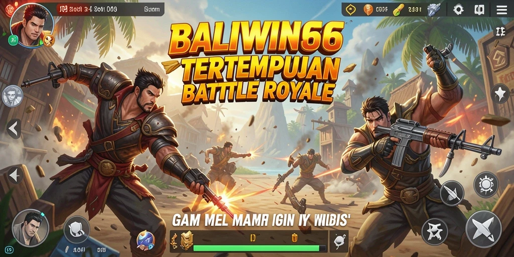 Tangkapan layar gameplay menunjukkan pertarungan seru di BALIWIN66.