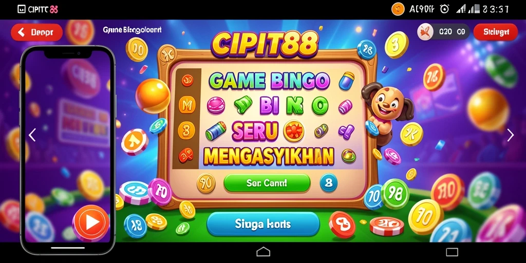 Tampilan gameplay mengasyikkan di CIPIT88, penuh warna dan interaktif.