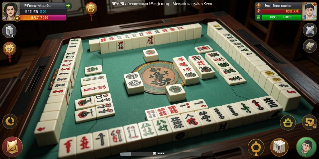 Tampilan gameplay seru RPVIP6 dengan level Mahjong yang menantang.